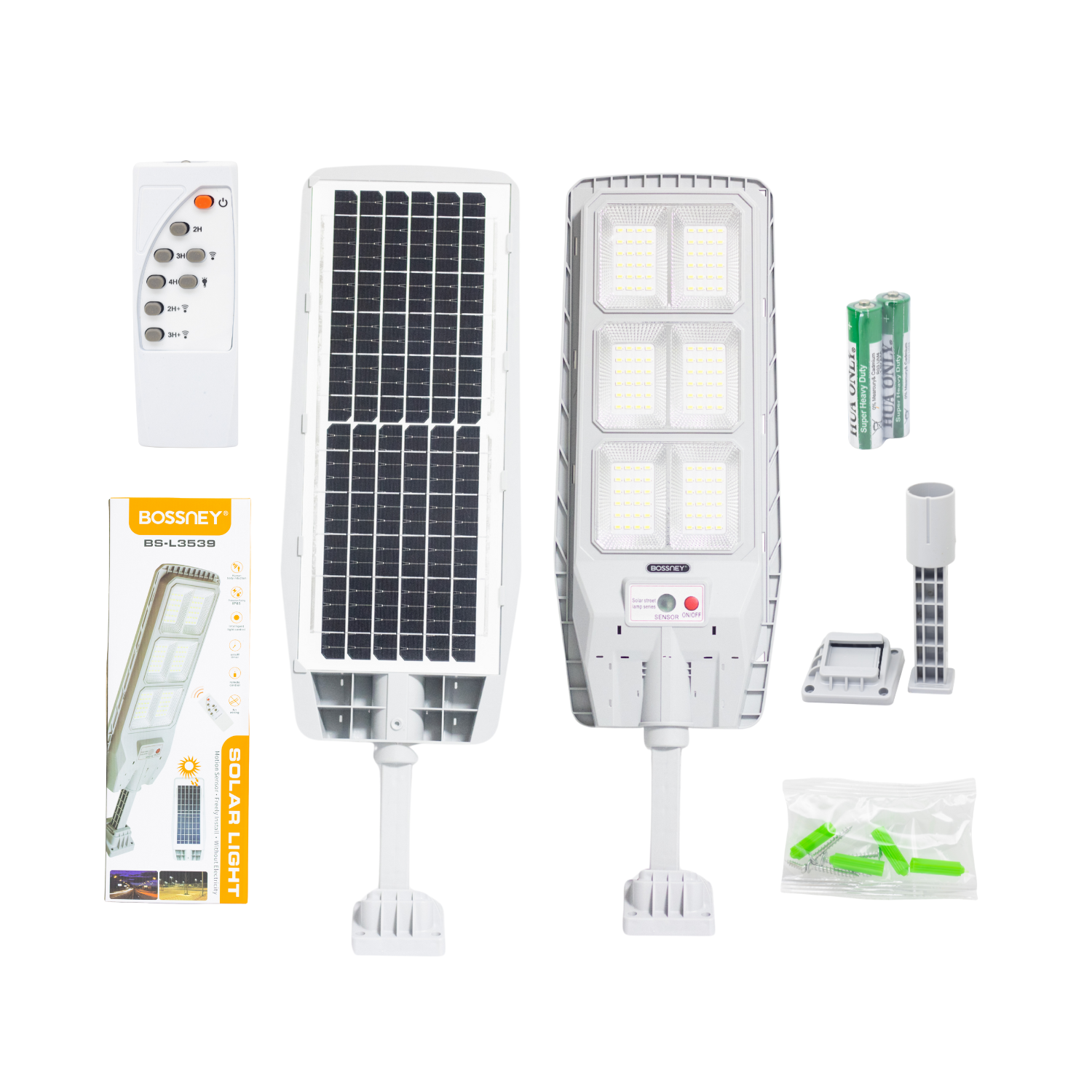 Lámpara Solar Con Control 300W BS-L3539 BOSSNEY